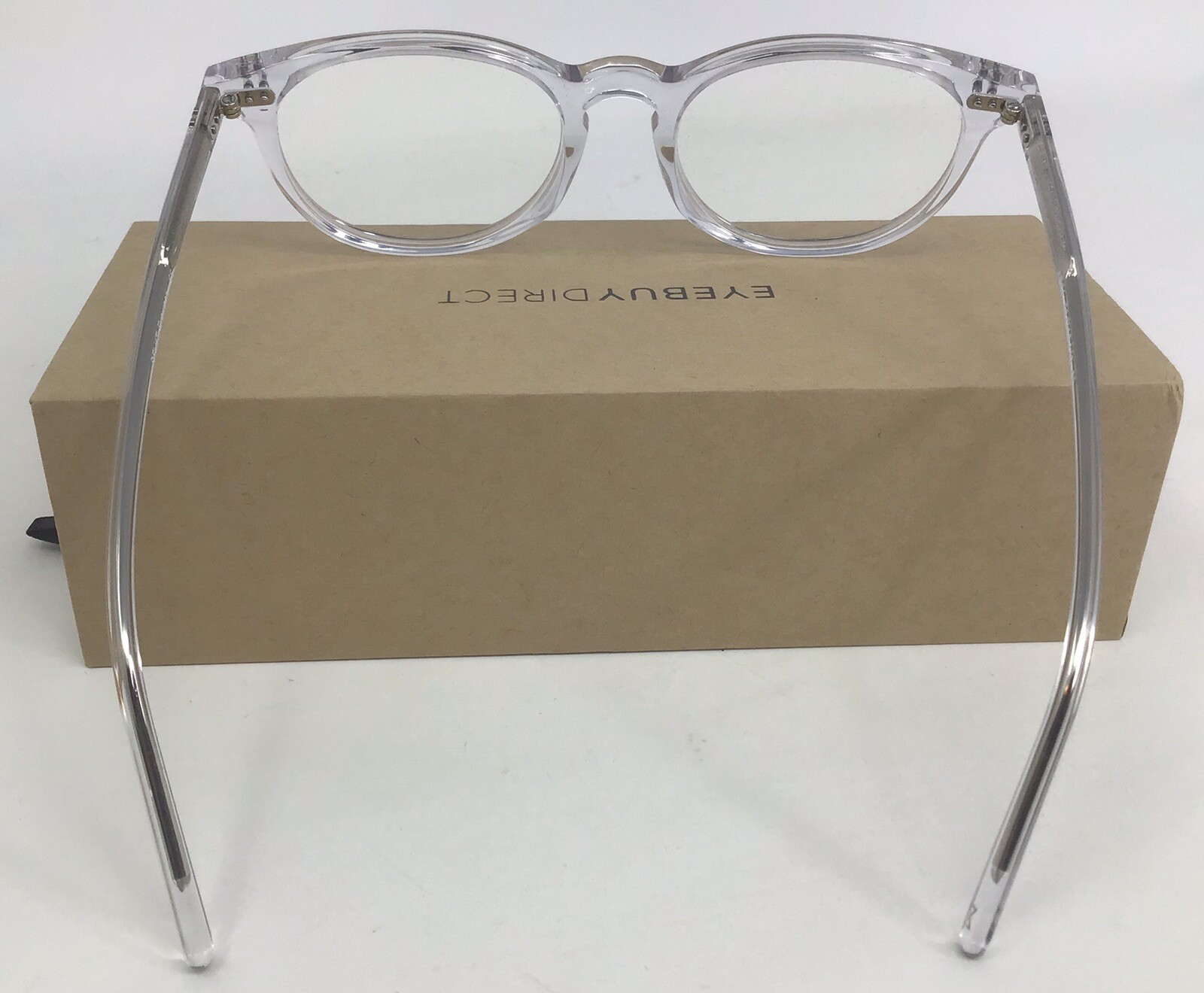 Eyebuydirect Aura 5019140 C8 Clear Acetate Eyeglasses FRAMES ONLY