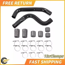 3" Black Intercooler Pipe&Boot Kit For Ford 7.3L 1999.5-2003 Powerstroke Diesel