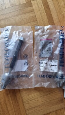2 x LEMFORDER Axialgelenk Spurstange 34524 01