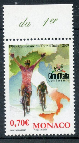 VERTRAGSFOTO BRIEFMARKE MONACO NEU Nr. 2674 ** SPORT / RADSPORT LE TOUR