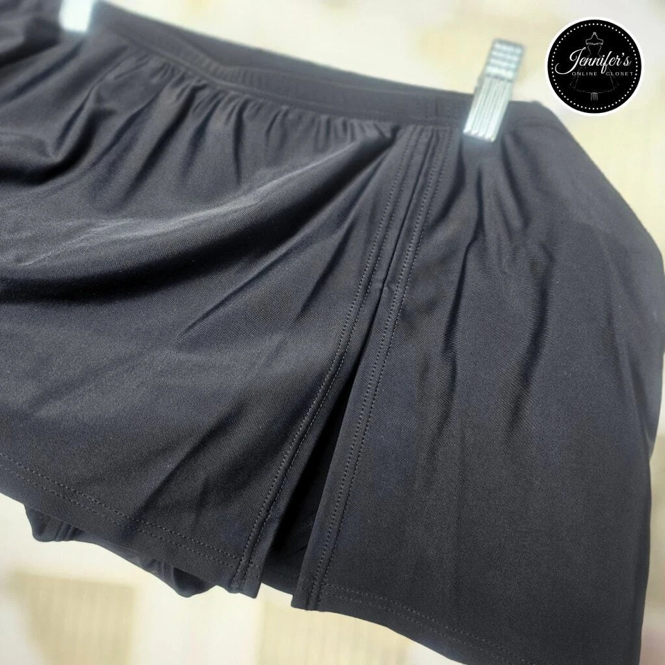 Tropical Honey NUEVO CON ETIQUETAS Negro Off-Set Split Bañador/Fondos Talla 12 Foto 2 de 4