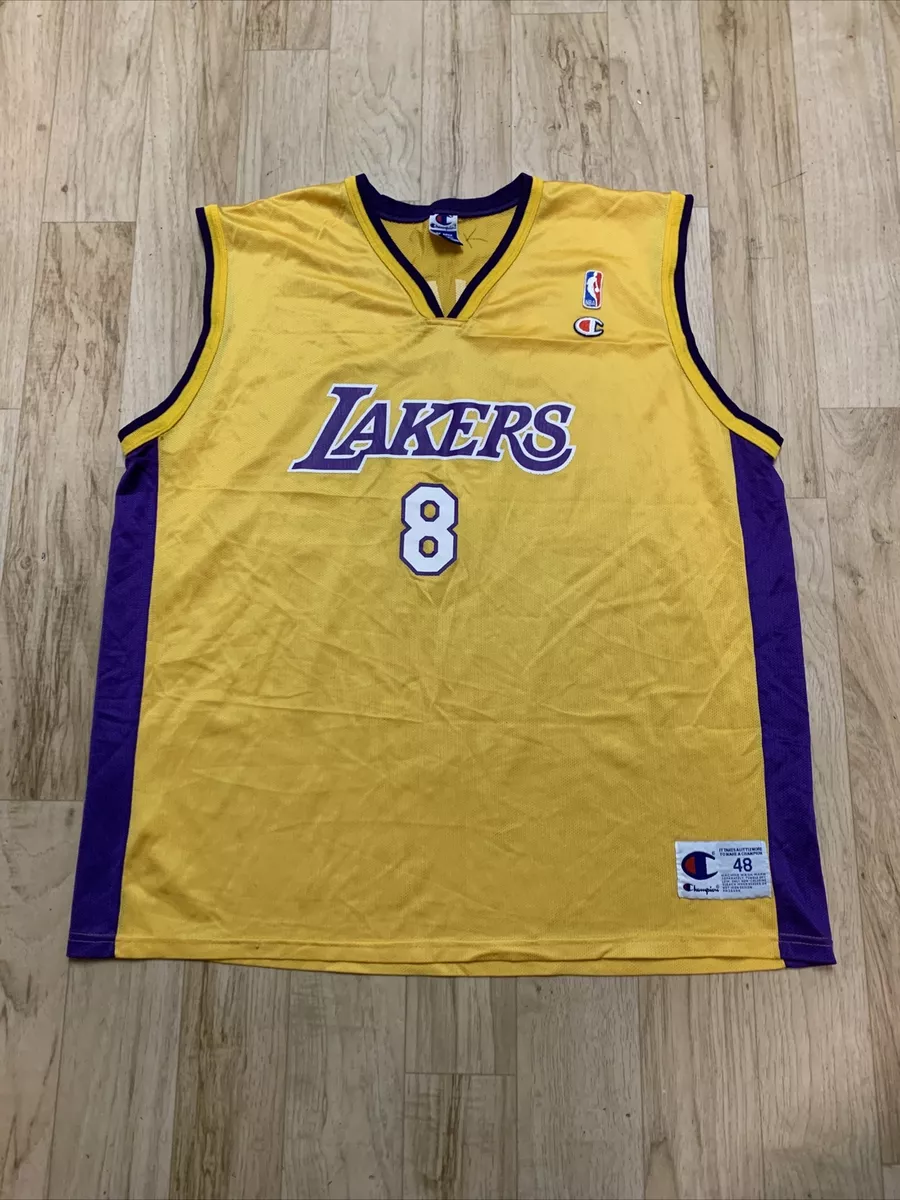 Vintage Champion Lakers Kobe Bryant #8 Basketball Jersey - XL