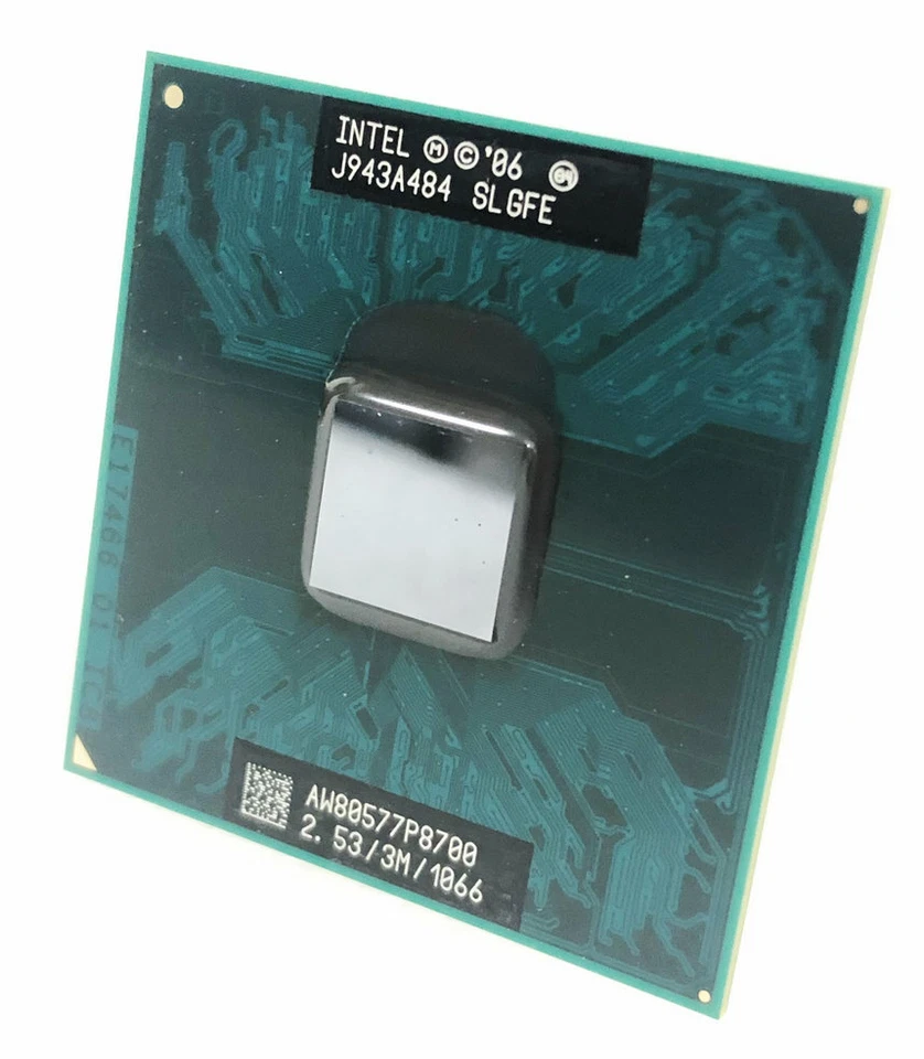 Intel Core 2 Duo P8700 2.53 GHz SLGFE Dual-Core Socket 478 Laptop CPU Processors - Image 2 of 4