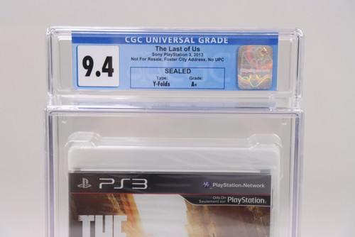 The Last of Us Sony PlayStation 3 PS3 Foster City NFR New Sealed CGC 9.4 A+ - Picture 2 of 8