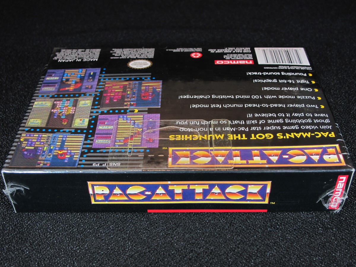 Pac-Attack (Super Nintendo Entertainment System, 1993) for sale