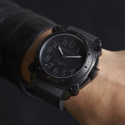 Hamilton H78505330 - Orologio Hamilton Khaki Navy Tenet BeLOWZERO Automatic Titanium 46 Mm - Foto 11