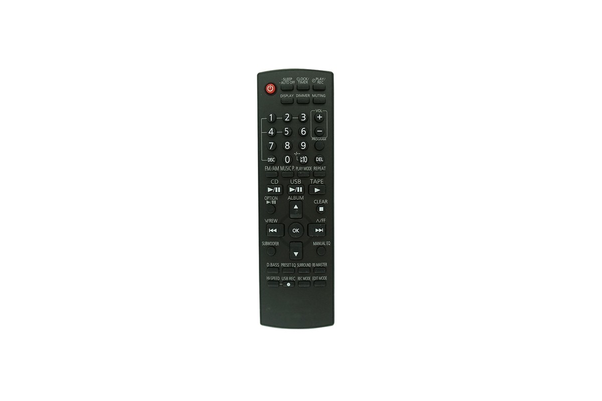 Remote Control for Panasonic Compact 5-CD Stereo System AM/FM CD