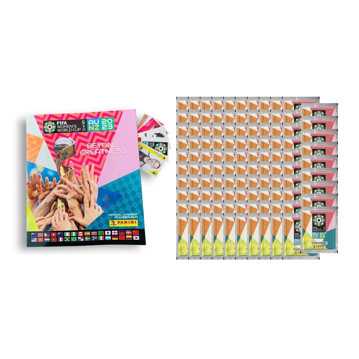 FIFA 100周年記念セット 2023 Panini Women's FIFA World Cup Bundle #2 Starter +100 Packs