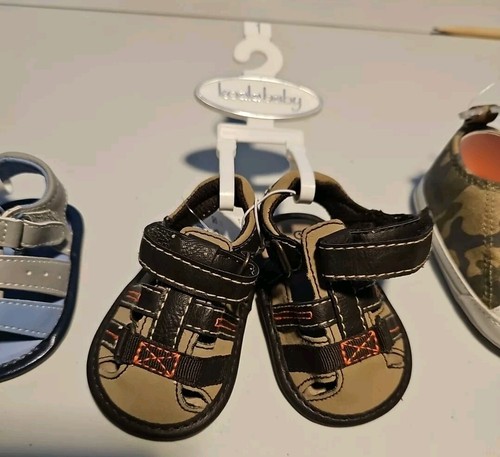 KOALA BABY SANDALS SIZE 0 & 1 PLUS CARTERS CAMOUFLAGE SHOES SZ 3-6 NEW W/ TAGS - Picture 3 of 5