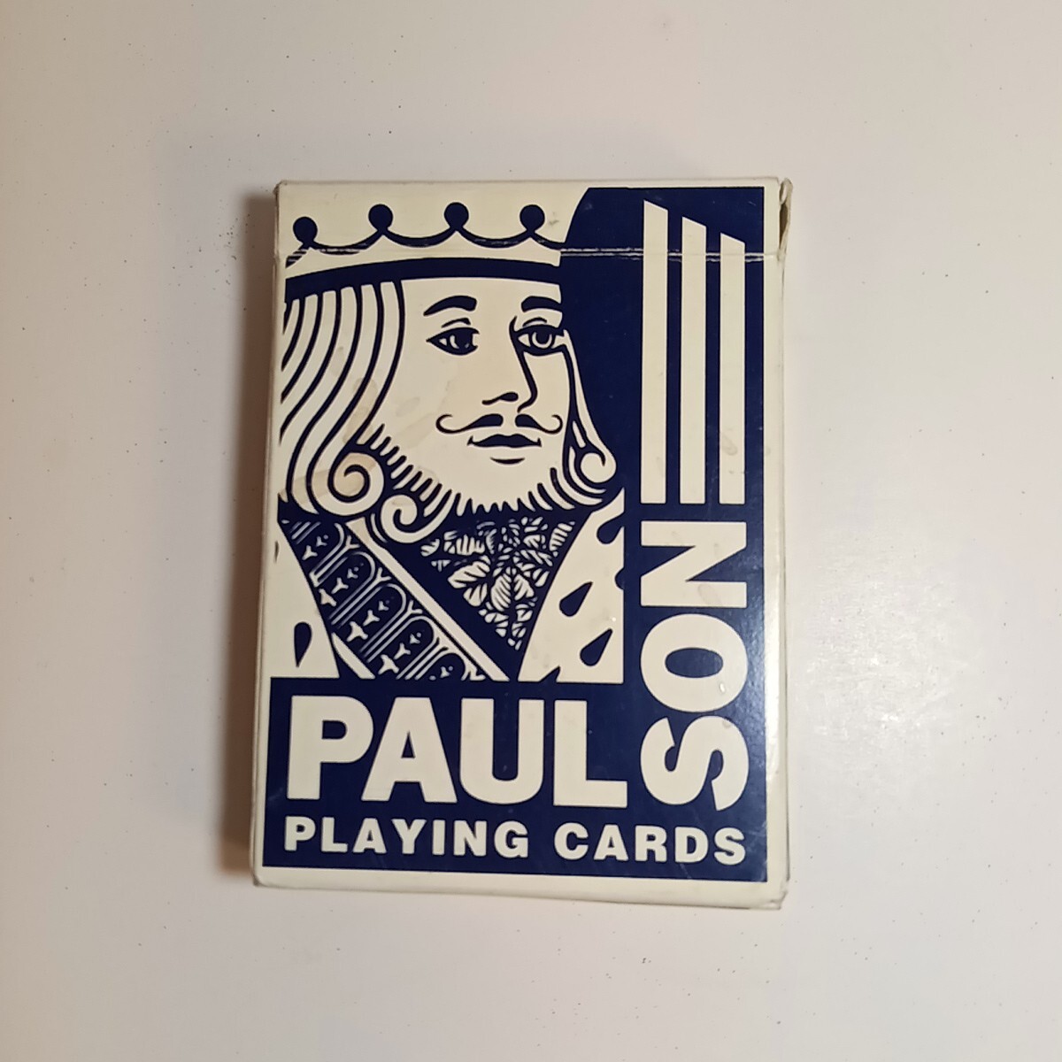 Jeu De Cartes Rare Paulson Vintage - SANDS Casino - Bleu Scellé - Neuf