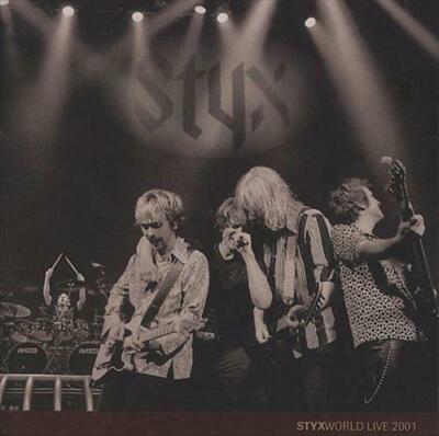 STYX WORLD LIVE 2001 CD NEW COME SAIL AWAY ROCKIN THE PARADISE CRYSTAL BALL BOAT