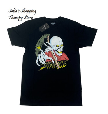 Stance Crew T SMALL Black Skeleton Skull Horror Graphic T Shirt