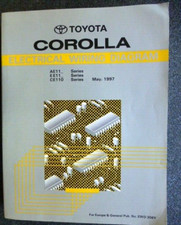 TOYOTA " COROLLA " 5/1997 - Genuine Electrical WIRING DIAGRAM MANUAL - very RARE