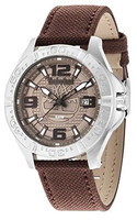 Timberland Men's Brown Leather Strap Watch Timberland Men's Brown Leather Strap Watch