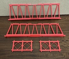TOMY Compatible Thomas The Train Red Suspension Bridge No Track, No Risers