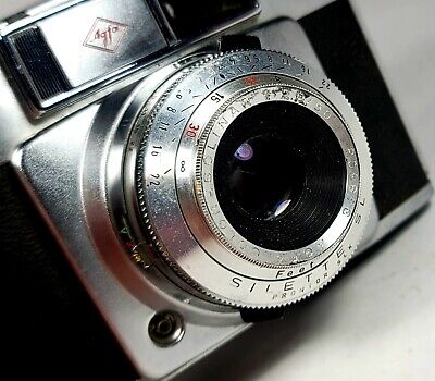 Vintage Agfa Agfaflex 35mm Film Camera W/Color-Solinar 50mm Vintage Agfa Agfaflex 35mm Film Camera W/Color-Solinar 50mm