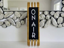 ONAIR Vert light up RCA style sign Heavy Duty 14" 120V wall adapter USA Shipping