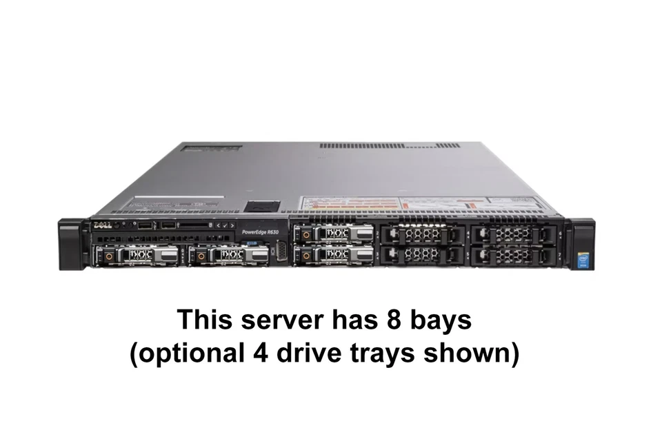 Dell PowerEdge R630 Server 2x E5-2698 V3 - 32 Cores H730 128GB RAM 4x 900GB SAS - Image 3 of 4
