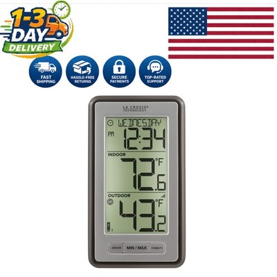 Compact WS-9160UV3 Digital Thermometer - Accurate Indoor/Outdoor Climate Control