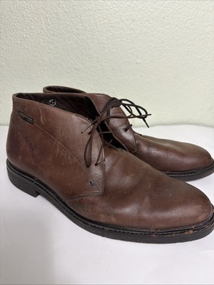 Mephisto Brown Leather Chukka Boots Ankle Boot Made Portugal US 10.5
