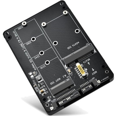 M.2 NGFF MSATA zu 2 5 SATA III Adapter Gehäuse für B Key B M Key 2 in 1