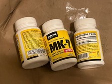 3 Pack MK-7 Vitamin K2 Bone Cardiovascular Health 90 mcg 180ct