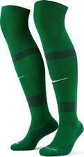 Nike Matchfit Knee High Soccer Football Socks Large Pine Green White CV1956-302