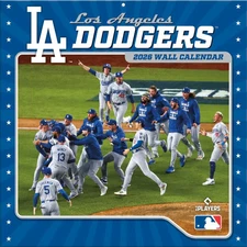 Turner Licensing,  MLB Los Angeles Dodgers 2026 Wall Calendar, 12'' X 12'', 12-M