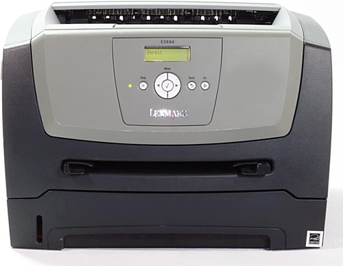 LEXMARK E352DN A4 USB DUPLEX NETWORK MONO LASER PRINTER 33PPM ECO-MODE/ NO TONER - Picture 1 of 4