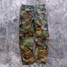 Vintage 90  s Camo BDU Cargo Military Pants