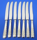 7 - Towle CANDLELIGHT Sterling Handle Stainless Blade 8 3/4" DINNER KNIVES