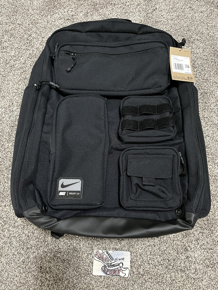 Authentic New Nike Utility Elite 2.0 Backpack Large 37L Black