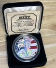 2003 American Silver Eagle - Colorized & Hologram - 1 oz .999 Silver COA