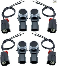 4 Pcs Bumper Park Assist Object Sensor with Connector, Fit for Silverado/Tahoe/