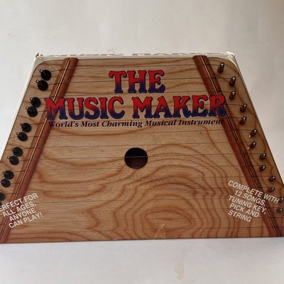 Vintage The Music Maker Nepenenoyka Lap Harp Zither Instrument - No Tuner & Pick