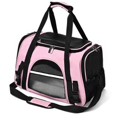 Dog Cat Carrier Soft for Small Pet Up to 16 Lbs TSA Airline Approved Travel C...