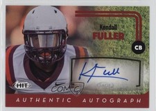 2016 SAGE Hit Auto Red Kendall Fuller #A84 Auto 2b2