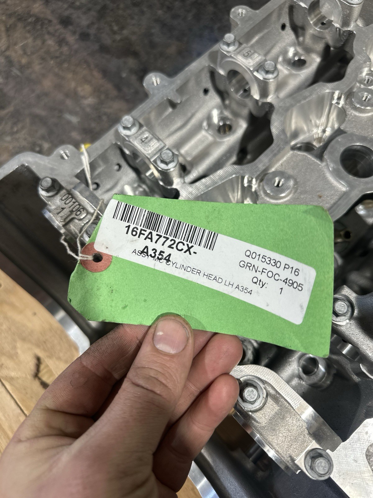 McLaren Artura Cylinder Head Left Brand New 18-00106-A-L