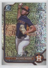 2022 Bowman Draft Chrome Sparkle Refractor Michael Knorr #BDC-120 7m3