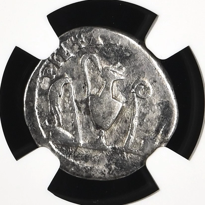 Império Romano Marco Aurélio AR Denário de Prata AD 161-180 NGC CERTIFICADO GENUÍNO - Imagem 3 de 4