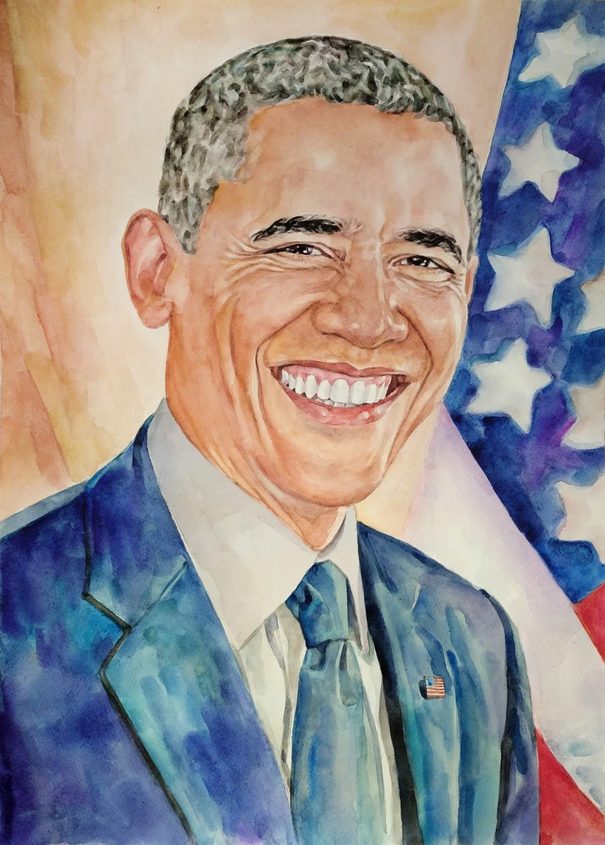 Obama Painting In Art Paintings for sale | eBay