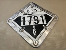 Flip Placard Flammable, Combustible, Oxidizer, Poison, Corrosive