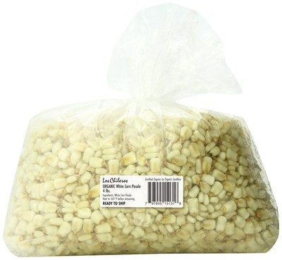 Organic White Corn Posole 4lb Bulk Bag - Gluten Free for Hearty Meals
