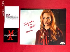 Deborah Ann Woll autographed signed 8x10 photo True Blood Jessica JSA COA