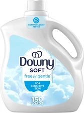 Free & Gentle Hypoallergenic Fabric Softener, 111 Fl Oz, 150 Loads
