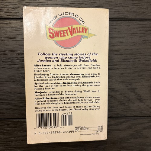 SWEET VALLEY SAGA The Wakefields of Sweet Valley Francine Pascal PB - Picture 3 of 8