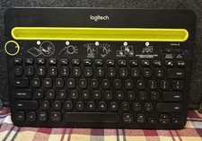Logitech K480 Wireless Multi-Device Keyboard - Bluetooth - Black