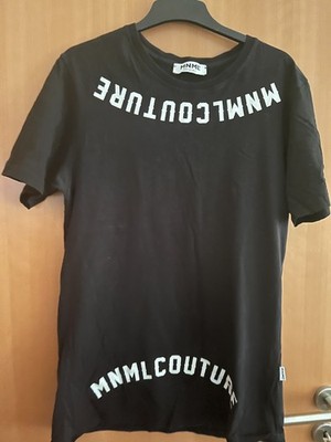 MNML  Herren Shirt , schwarz mit Motiv/Aufdruck in weiß, Gr. XL