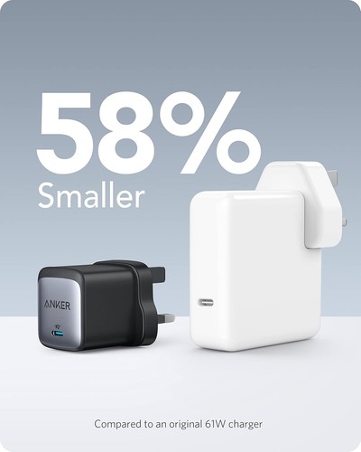 USB C Charger, Anker Nano II 65W GaN II PPS Fast Charging Adapter - Picture 3 of 7