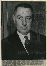 1937 Wirephoto George H Swift Beaten And Robbed As He Entered His Home 11.25X8